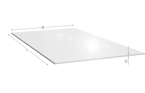 Bleche Aluminium eloxiert