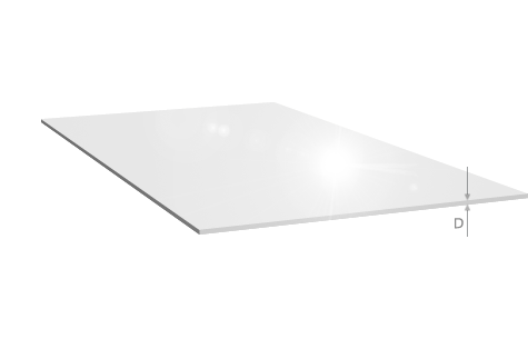 Blech Aluminium - foliert