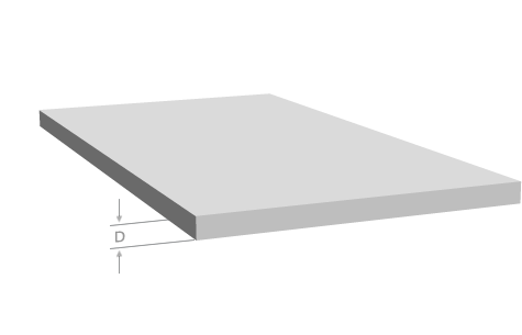 Aluminium Gussplatte ELOXPURE plus