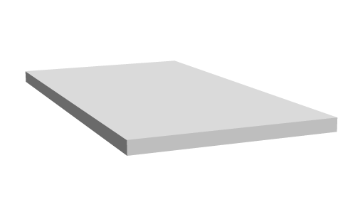 Grafik Aluminium Gussplatte Eloxpure feingefrst