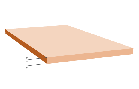 Bronzeplatten Produktbild
