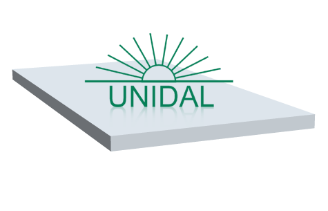 Grafik gefrste Unidal Walzplatte