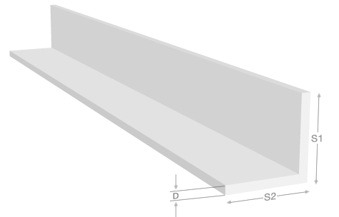 Kunststoffwinkel PVC weiß