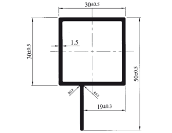 Konstruktionsprofile / Zubehör 6060 blank