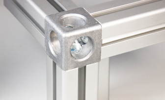 Konstruktionsprofile / Zubehör Aluminium blank