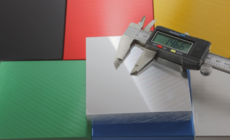 Aluminiumgussplatte ELOXAL + gefräst