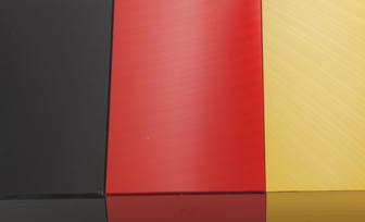 Aluminiumgussplatte ELOXAL + gefrst