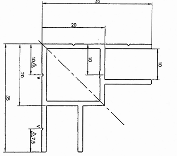 Konstruktionsprofile / Zubehr 6060 blank