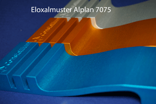 Aluminiumplatte 7075 gefräst