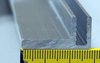 Aluminiumspezialprofil fr ALUCOBOND Aluminium gepresst