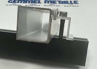 Solarprofile und Komponenten Aluminium blank
