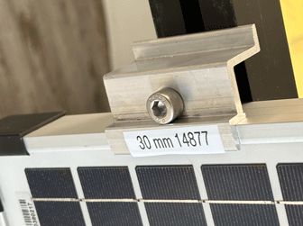 Solarprofile und Komponenten Aluminium blank