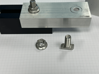 Solarprofile und Komponenten Aluminium blank