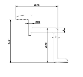 Solarprofile und Komponenten Aluminium blank