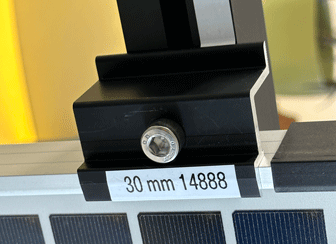 Solarprofile und Komponenten Aluminium schwarz