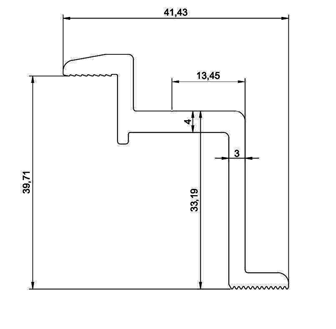 Solarprofile und Komponenten Aluminium schwarz