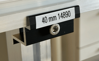 Solarprofile und Komponenten Aluminium schwarz