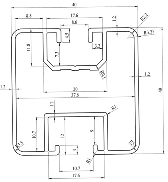 Solarprofile und Komponenten Aluminium blank