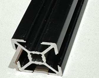Konstruktionsprofile / Zubehör Aluminium schwarz