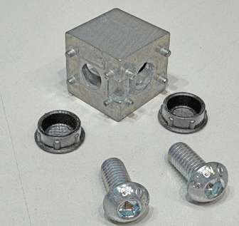 Konstruktionsprofile / Zubehr Aluminium blank