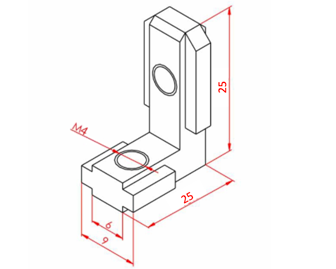 Konstruktionsprofile / Zubehr Aluminium blank