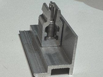 Solarprofile und Komponenten Aluminium blank