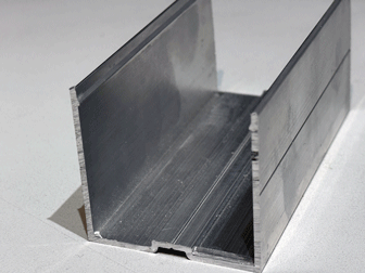 Solarprofile und Komponenten Aluminium blank