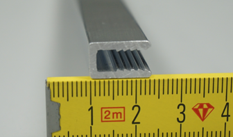 Aluminiumspezialprofil fr ALUCOBOND Aluminium gepresst