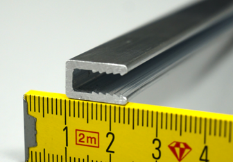 Aluminiumspezialprofil fr ALUCOBOND Aluminium gepresst