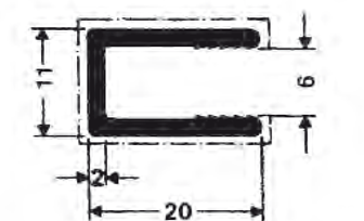 Aluminiumspezialprofil fr ALUCOBOND Aluminium gepresst