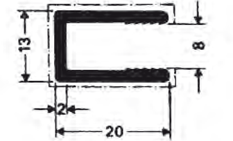 Aluminiumspezialprofil für ALUCOBOND Aluminium gepresst