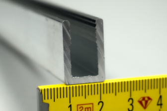 Aluminiumspezialprofil fr ALUCOBOND Aluminium gepresst