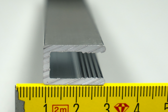 Aluminiumspezialprofil fr ALUCOBOND Aluminium gepresst