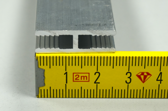 Aluminiumspezialprofil fr ALUCOBOND Aluminium gepresst