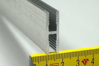 Aluminiumspezialprofil fr ALUCOBOND Aluminium gepresst