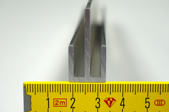 Aluminiumsonderprofil Aluminium T66