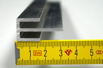 Aluminiumsonderprofil Aluminium T66
