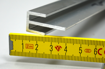 Aluminiumsonderprofil Aluminium T66