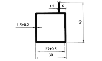 Konstruktionsprofile / Zubehör 6060 blank