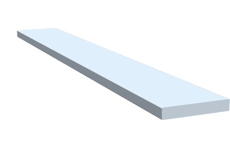Grafik Flach eloxiert Produktbild