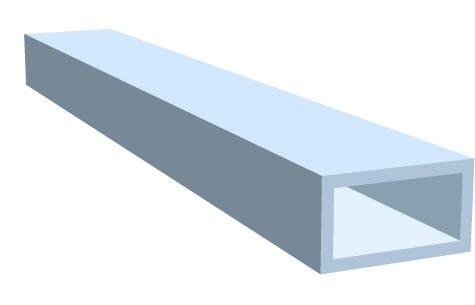 eloxierte Flachrantrohre Produktbild