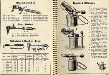 Gemmel-Metalle Katalog von 1929